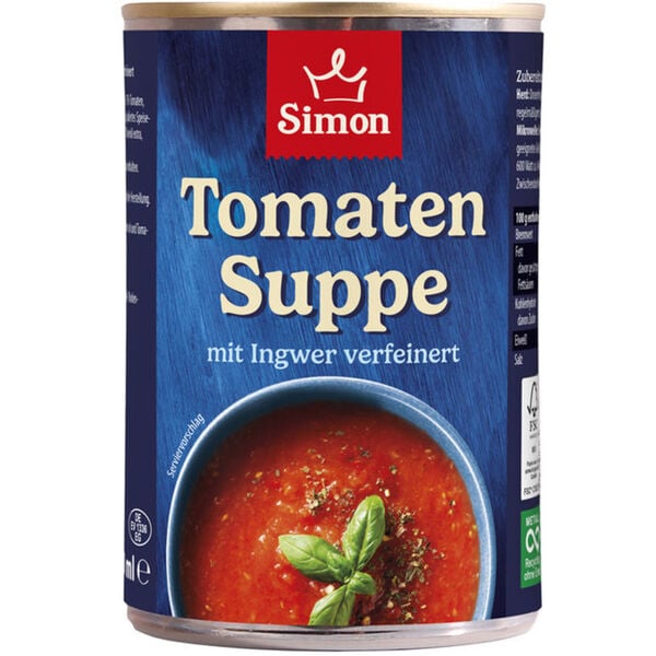 Bild 1 von SIMON Tomatensuppe mit Ingwer verfeinert