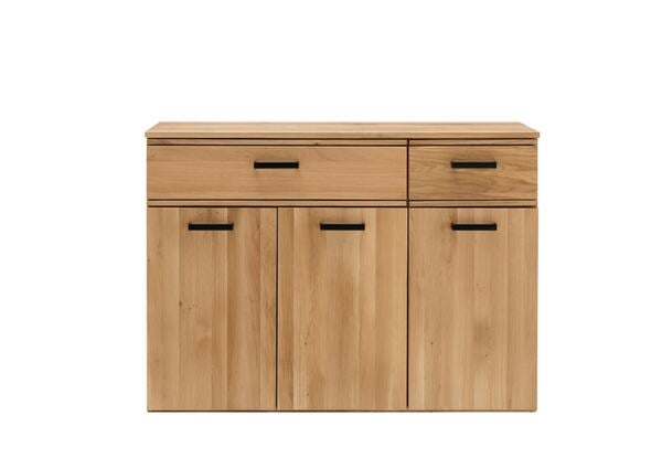 Bild 1 von VALMONDO Sideboard LIDO 120 x 89 cm Astige Eiche massiv naturbelassen geölt