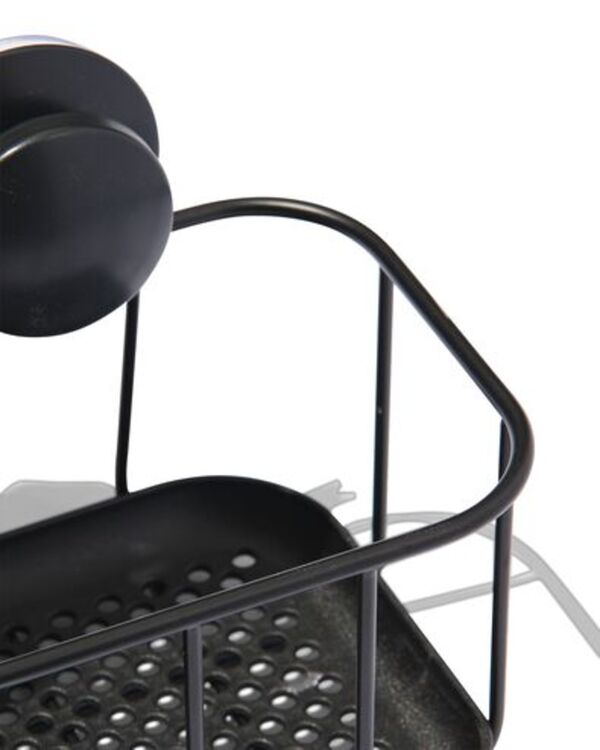 Bild 2 von Duschkorb mit Saugnäpfen, schwarz