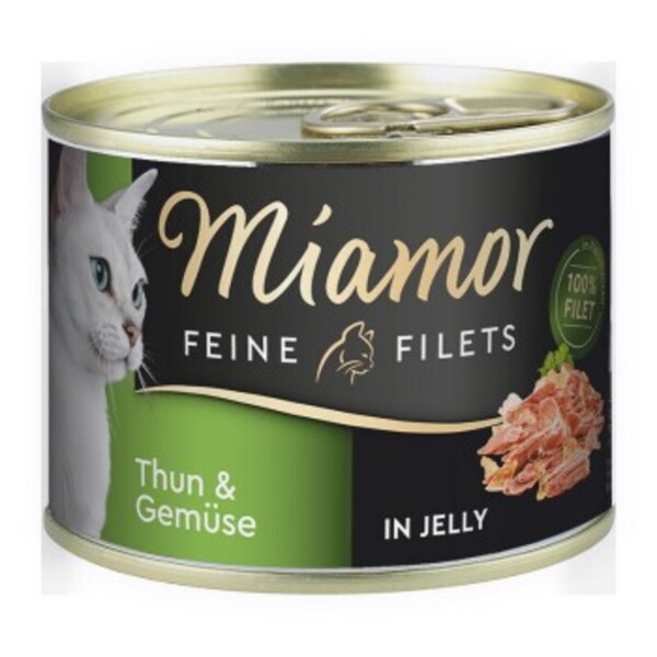 Bild 1 von Miamor Feine Filets in Jelly Thunfisch & Gemüse 12x185 g