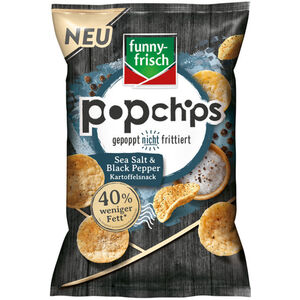 Funny Frisch Popchips Sea Salt & Black Pepper