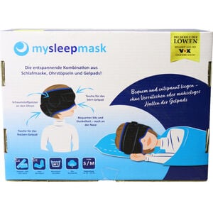 mypelspack Schlafmaske S/M mit Gelpacks & Ohrstöpsel