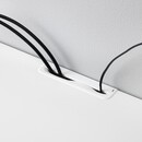 Bild 3 von BESTÅ  TV-Bank mit Schubladen und Tür, weiß/Lappviken dunkelgrau 180x42x39 cm