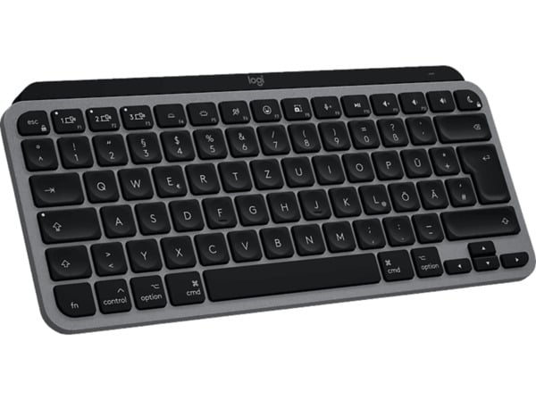 Bild 1 von LOGITECH MX Keys Mini für Mac, Kompakt, Kabellos, Tastatur, Sonstiges, kabellos, Space Grey, Space Grey