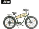 Bild 1 von JEEP E-BIKES CR 7004 Cruiser (Laufradgröße: 26 Zoll, Rahmenhöhe: 46 cm, Unisex-Rad, 374.4 Wh, Grün/Creme), Grün/Creme