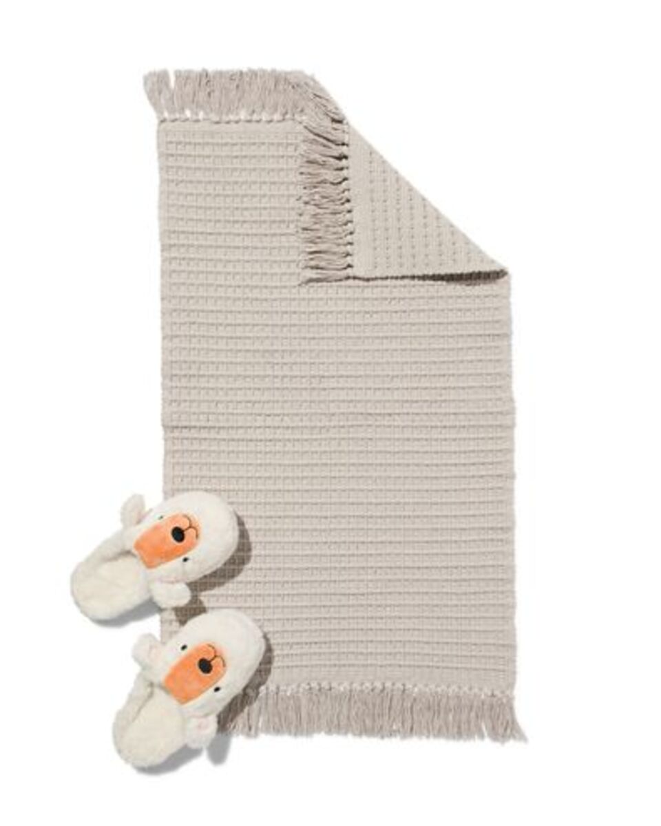 Bild 2 von Badematte, Waffelstruktur, beige, 50 x 80 cm