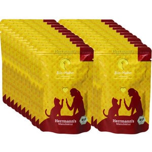 Herrmanns Nassfutter Huhn mit Kamut, 22er Pack