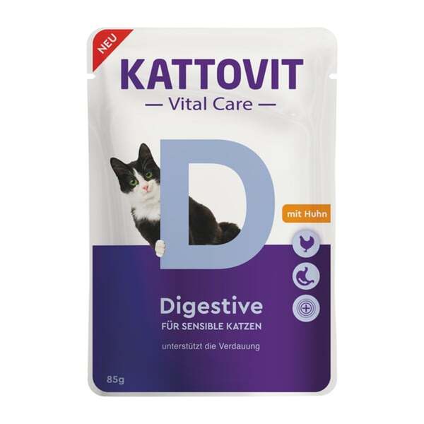 Bild 1 von Kattovit Vital Care Digestive Pouches 12x85g