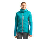 Bild 1 von Wattierte Jacke Bergsteigen Hybrid Sprint Komfort bis 0 °C Damen türkis