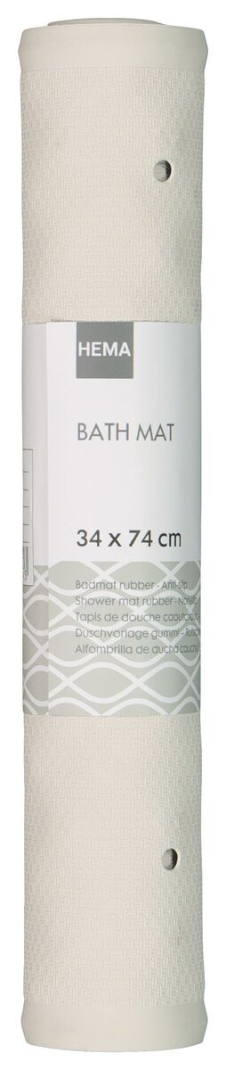 Bild 4 von Antirutsch-Badematte, 34 x 74 cm, Gummi, weiß