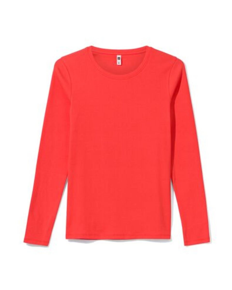 Bild 1 von Damen-Shirt Clara, Feinripp korallfarben