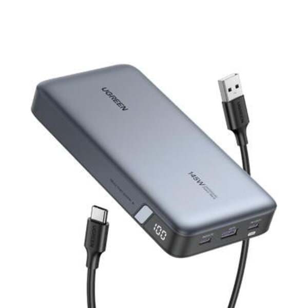 Bild 1 von 25000 mAh Powerbank, 145 W, USB-C, USB-A, Grau