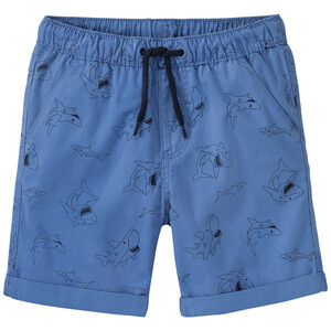 Jungen Shorts mit Hai-Print BLAU