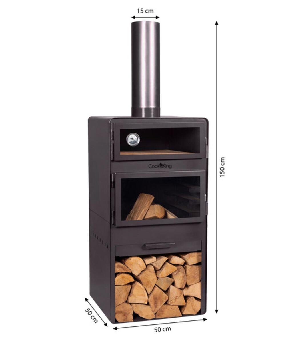 Bild 3 von CookKing Terrassenofen Vento Plus, ca. B50/H150/T50 cm