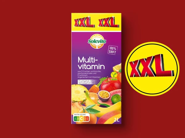 Bild 1 von Solevita Multivitaminsaft XXL, 
         2 l