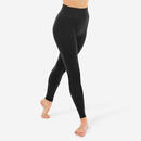 Bild 1 von Tanz-Leggings Modern Dance Damen nahtlos - schwarz Schwarz