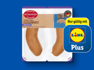 Metzgerfrisch Traditions-Fleischwurst, 
         2x 200 g