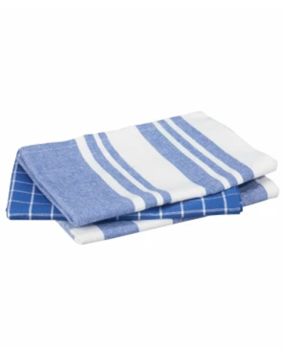 Bild 1 von Geschirrtücher aus Baumwolle, 3er-Pack, blau