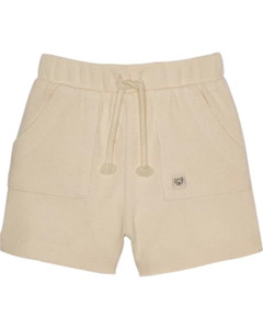 Newborn Shorts mit Waffelstruktur, Ergee, elastischer Bund, offwhite