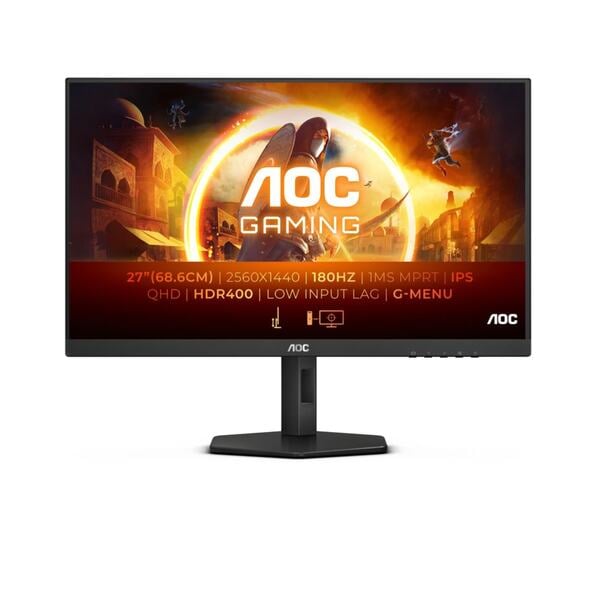 Bild 1 von Gaming-Monitor Q27G4X, G4, Schwarz, 27 Zoll, QHD, IPS, 180 Hz, 0,5 ms