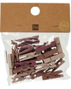 Bild 1 von Bastelklammern aus Holz, 24er-Pack, pink