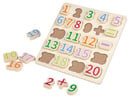 Bild 3 von Playtive Rechen- / Buchstaben-Steckspiel / Uhren- / Zahlen- / Körper-Puzzle