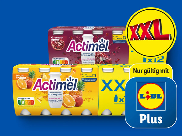 Bild 1 von Danone Actimel XXL, 
         12x 100 g