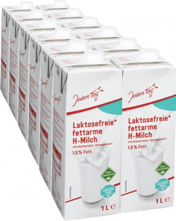 Bild 1 von Jeden Tag Laktosefreie H-Milch 1,5%