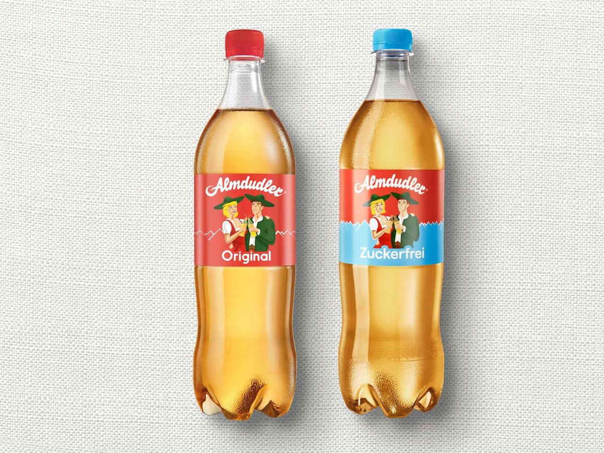 Bild 1 von Almdudler, 
         1 l zzgl. -.25 Pfand