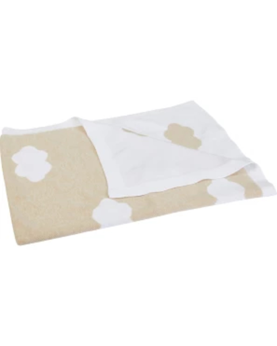 Bild 1 von Babydecke mit Wolken, Ergee, ca. 70 x 100 cm, Beige melange