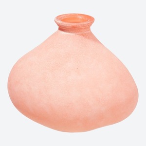 Deko-Vase mit Frosting-Design, ca. 11x7x9cm, Pink