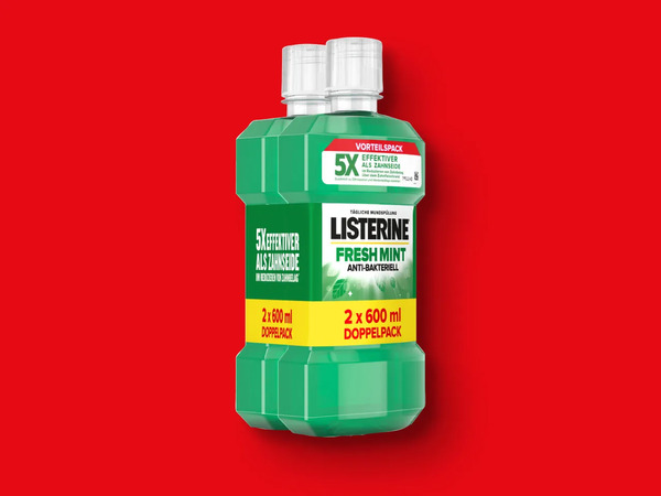 Bild 1 von Listerine Mundspülung, 
         2x 600 ml