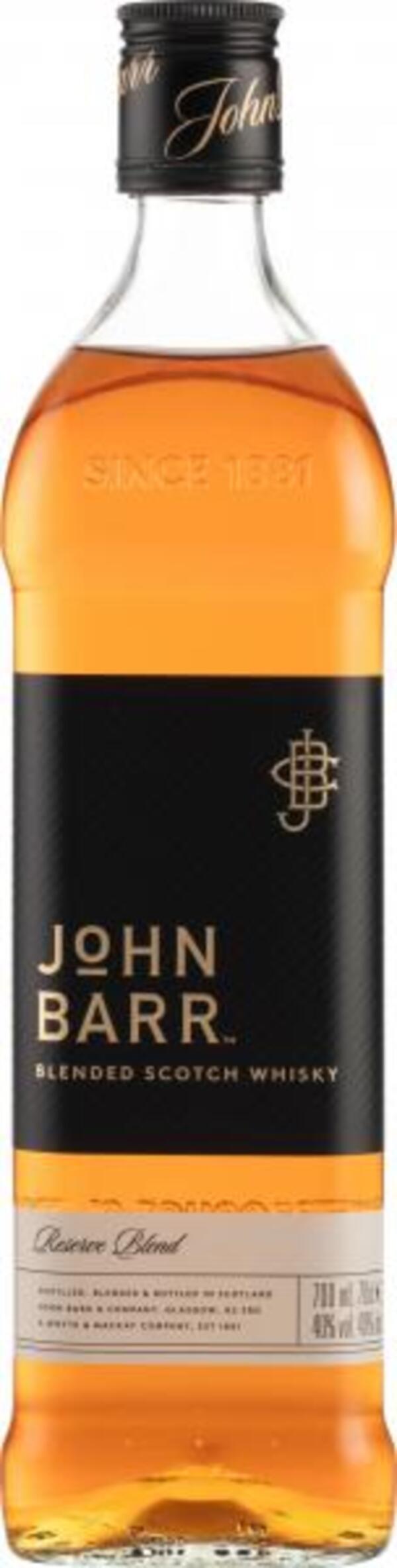 Bild 1 von John Barr Blended Scotch Whisky Reserve Blend