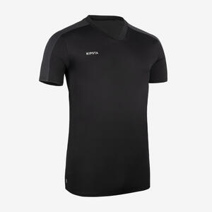 Damen/Herren Fussball Trikot kurzarm - Essentiel schwarz Grau|schwarz