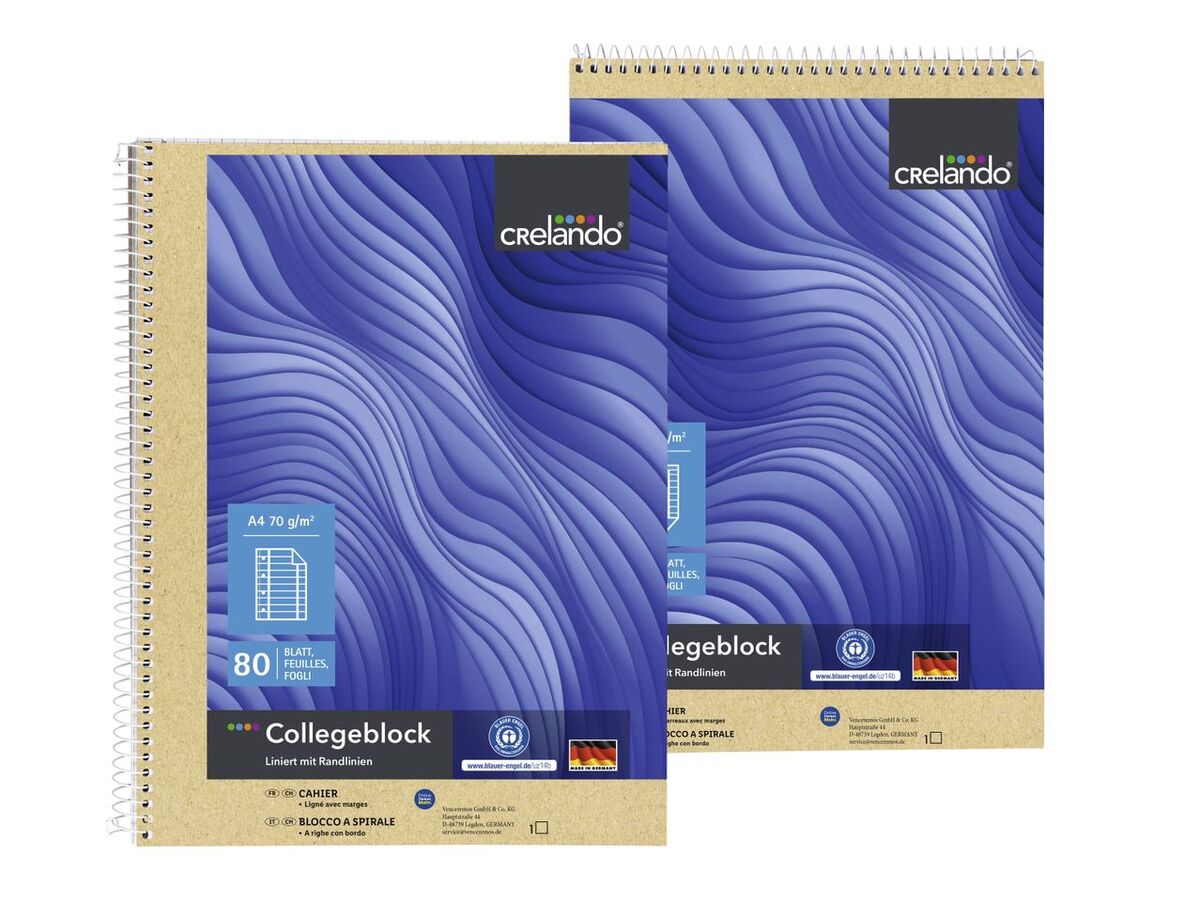 Bild 1 von crelando® Collegeblock, 
         Stück