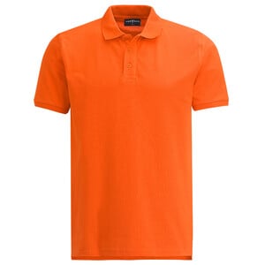 Herren Poloshirt in Piqué-Qualität ORANGE