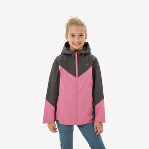 Wanderjacke Kinder Gr. 122–170 wasserdicht Wandern - MH500 Rosa