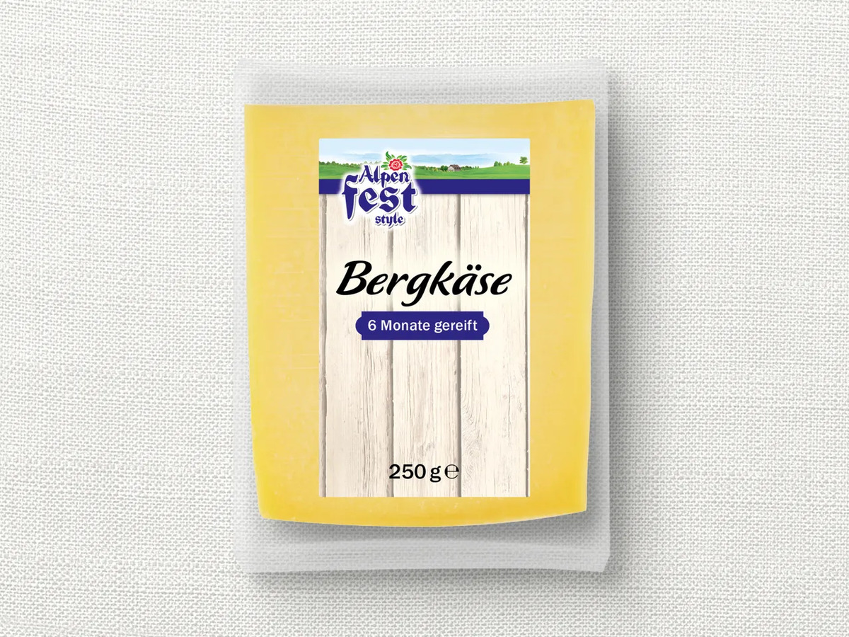 Bild 1 von Alpenfest Bergkäse, 
         250 g