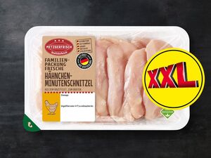 Metzgerfrisch Frische Hähnchen-Minutenschnitzel XXL, 
         1 kg