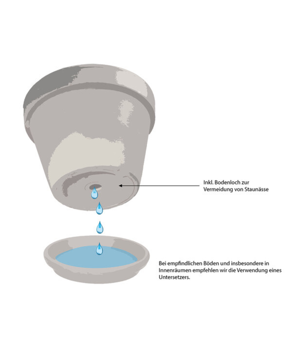 Bild 4 von Dehner Keramik-Topf Bungxe, meliert