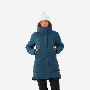 Skijacke Damen lang warm - 500 blau Blau