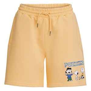 Peanuts Joggingshorts mit Print HELLGELB