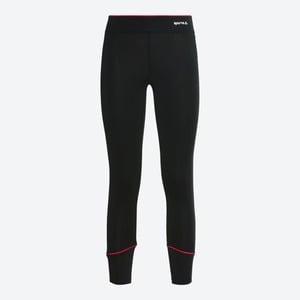 Damen-Sportleggings mit Kontrast-Paspel, Black