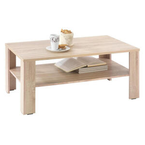 Carryhome Couchtisch, Eiche, Holzwerkstoff, rechteckig, eckig, 65x47x110 cm, Wohnzimmer, Wohnzimmertische, Couchtische