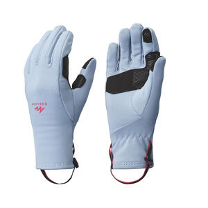 Handschuhe Kinder Stretch touchscreenfähig 6-14 Jahre Winterwandern - SH500 Blau|grau|rosa