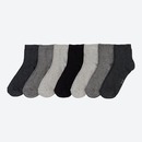 Bild 1 von Unisex-Kurzschaft-Socken in verschiedenen Farbkombinationen, 7er-Pack, Gray