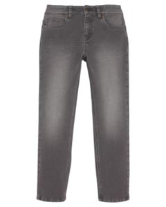 Jeans mit Waschungseffekten, Straight-fit, Denim light grey