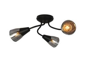 Deckenleuchte Opak in Schwarz max. 25 Watt Deckenlampe, Schwarz