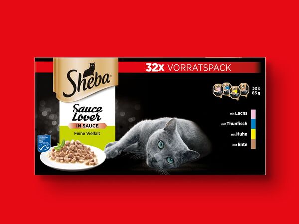 Bild 1 von Sheba Katzennass­nahrung, 
         32x 85 g