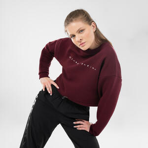 Sweatshirt Tanzen Crop Top Urban Dance Damen - lila Violett